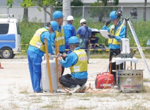 高知県協、県防災訓練に参加　安全機器体験などブース出展も