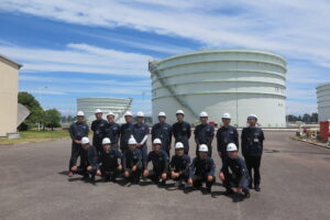 岡山県協青年委員会、国家石油備蓄基地を視察　愛媛県協青年部会との合同研修会も開く