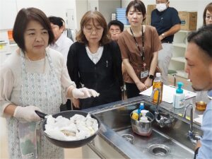 三重県協、ラク家事セミナー　ＩＨと比較、ワンパン料理