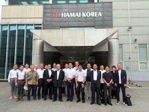 日本溶接容器工業会、韓国のハマイコリアを視察