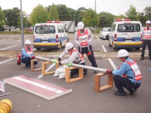 奈良県防災会、地元警察や消防連携でコミュガス訓練