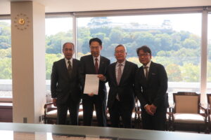 和歌山県協和歌山市支部、市にＬＰガス設備導入を要望　災害に強いＬＰガスをアピール