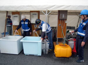 大分県協LPガス総合防災訓練、全地区協議会参加の大規模訓練