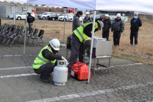 岩手県高圧ガス保安協会、ＬＰガス供給支援などで手順確認　中核充填所稼働訓練は２巡目に
