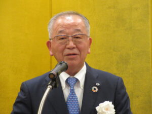 古野会長、会員事業者の後援を約束 機動性と地域密着性をより強固に 日本コミュニティーガス協会・新春懇親会